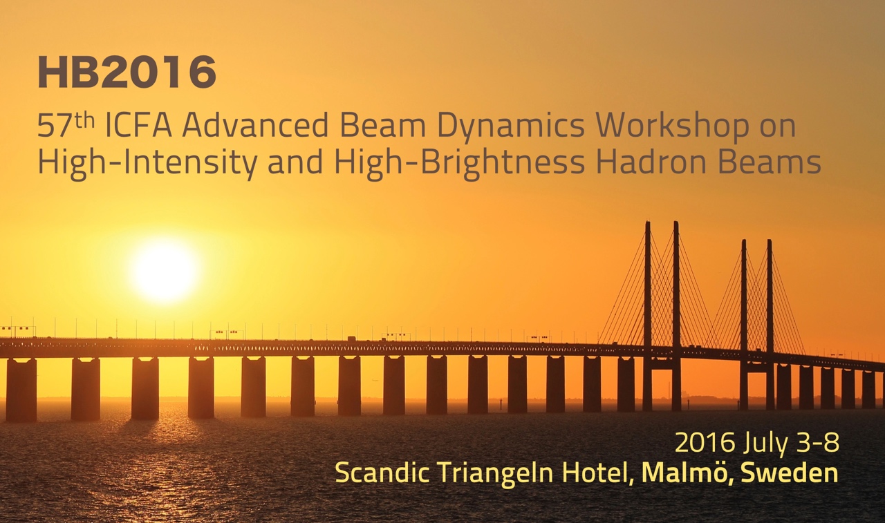 HB2016 Proceedings — Malmö, Sweden Pre-Release Snapshot 8-July-2016 11:30 UTC logo